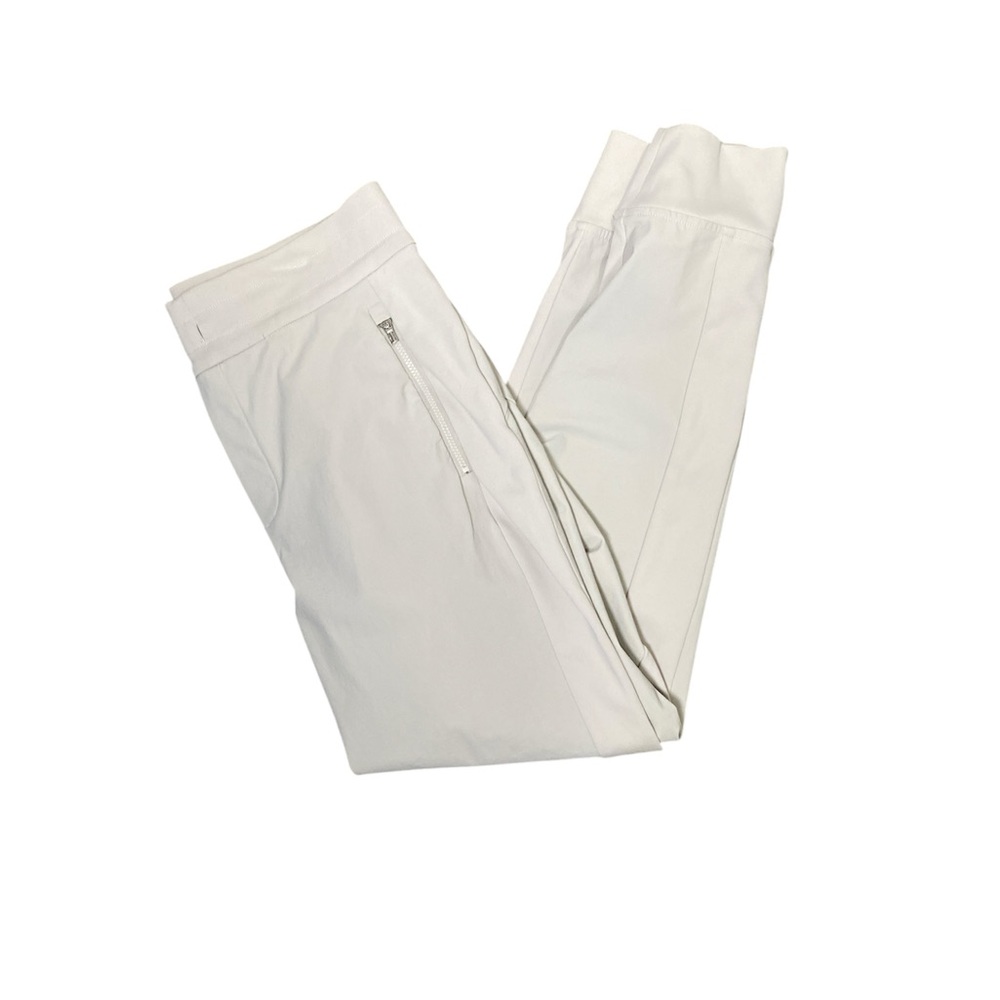 Athleta Headlands Hybrid Trek Jogger Pants Size 6 Beige Hiking Travel Athleisure